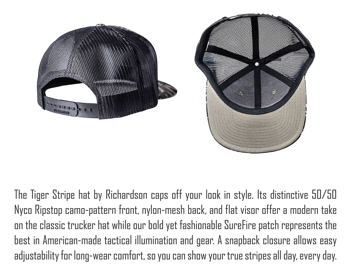 New Year, New Gear! Introducing the new SureFire Tiger Stripe Camo Hat