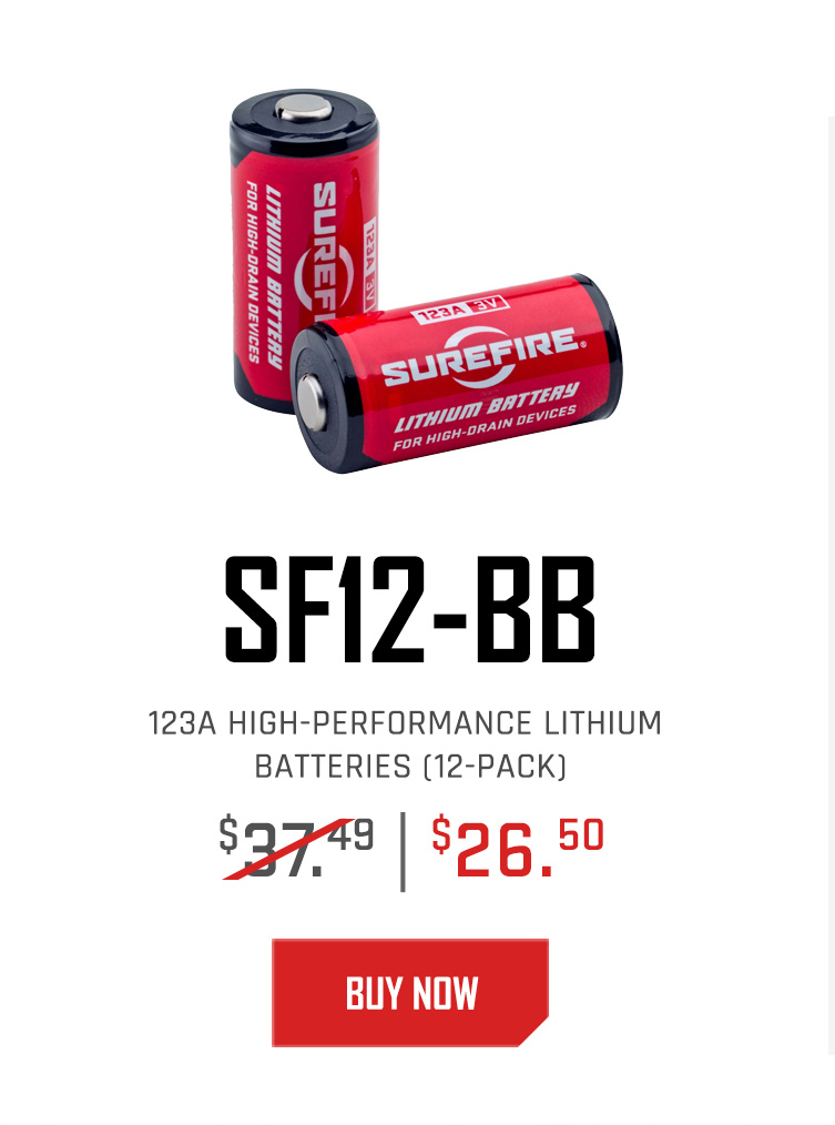 SureFire 12 Pack Batteries