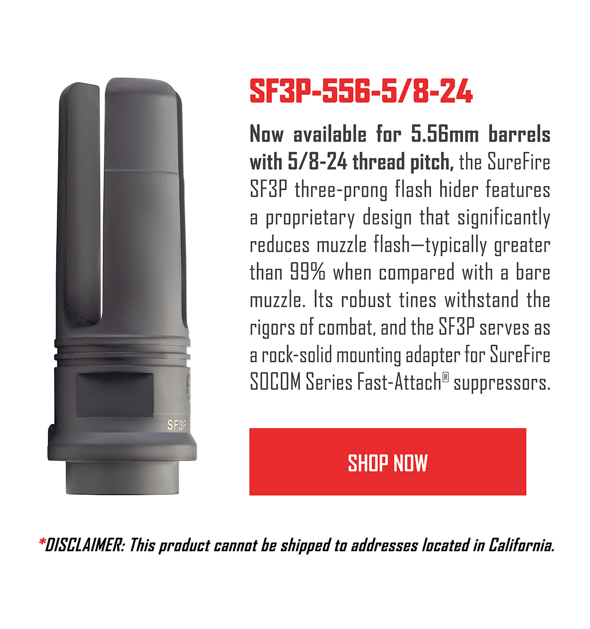 SureFire 3-Prong Flash Hider